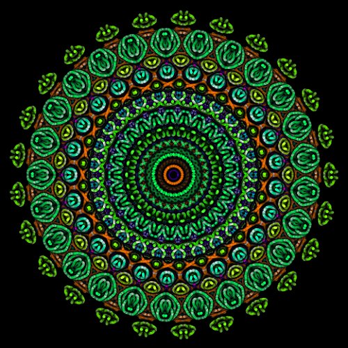 Digital Mandala design