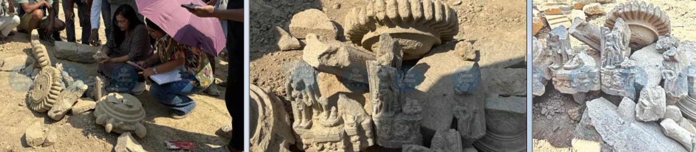 10th-12th century temple relics discovered in Nagaon